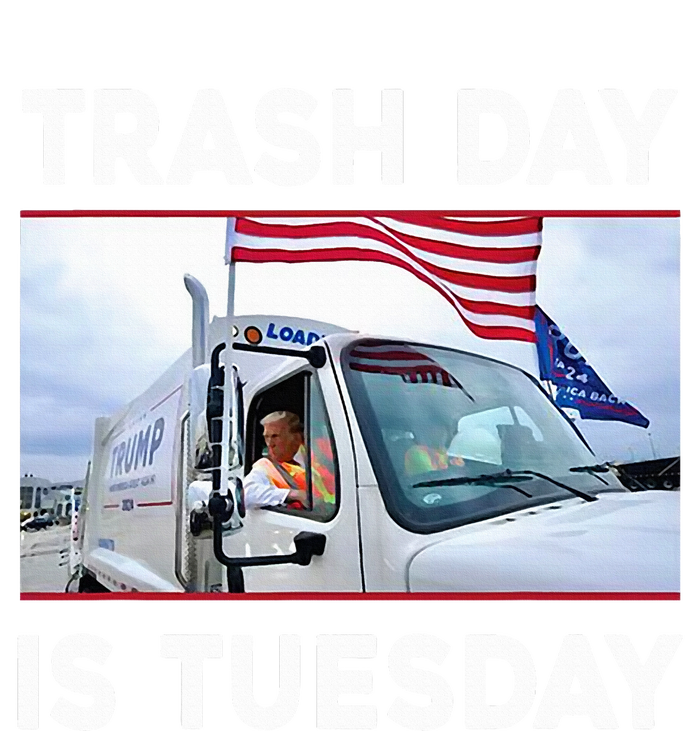 Trash Day Is Tuesday Trump Garbage Truck Love America T-Shirt