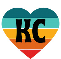 80s Vintage Sunset Heart Kc T-Shirt