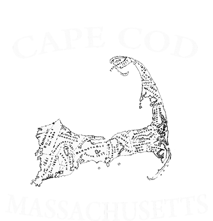 Cape Cod Map T-Shirt