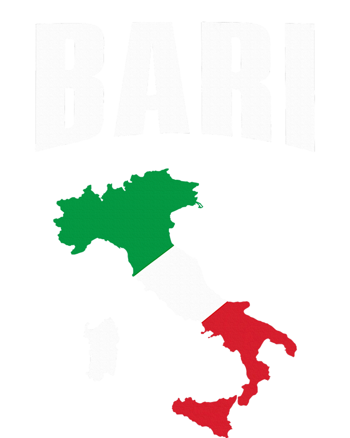 Bari Italy Map T Italian Flag Gift Jersey T-Shirt