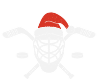 Ice Hockey Goalie Funny Christmas Santa Hockey Player Gift Women's T-Shirt