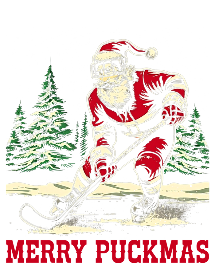 Ice Hockey Merry Puckmas Icehockey Player Christmas Ugly Gift T-Shirt