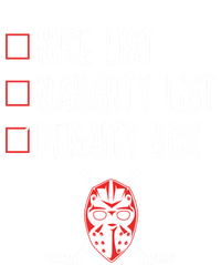 Ice Hockey Naughty List Funny Ice Hockey Player Christmas Funny Gift T-Shirt