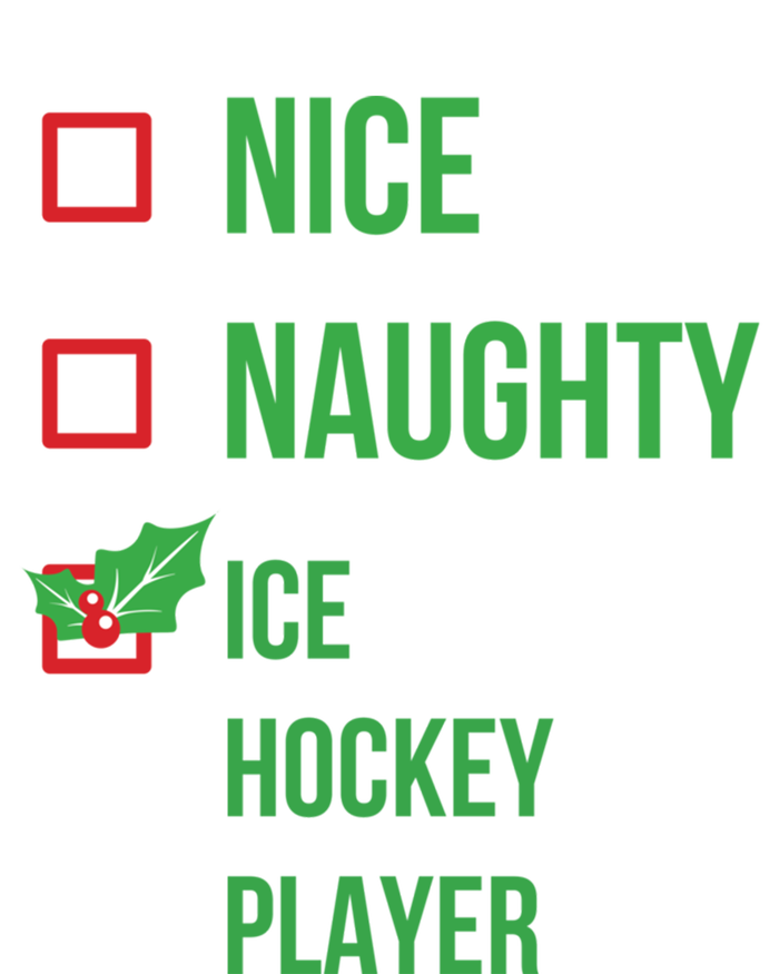 Ice Hockey Player Funny Pajama Christmas Gift T-Shirt