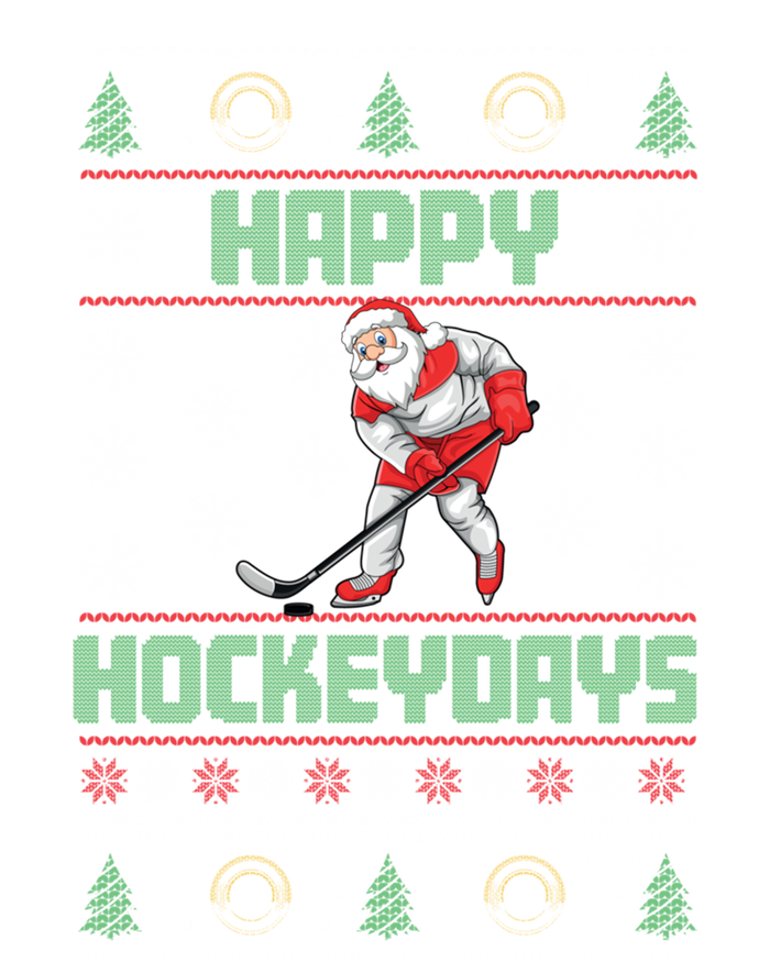 Ice Hockey Player Ice Sport Santa Puck Hockey Christmas Gift Tall T-Shirt