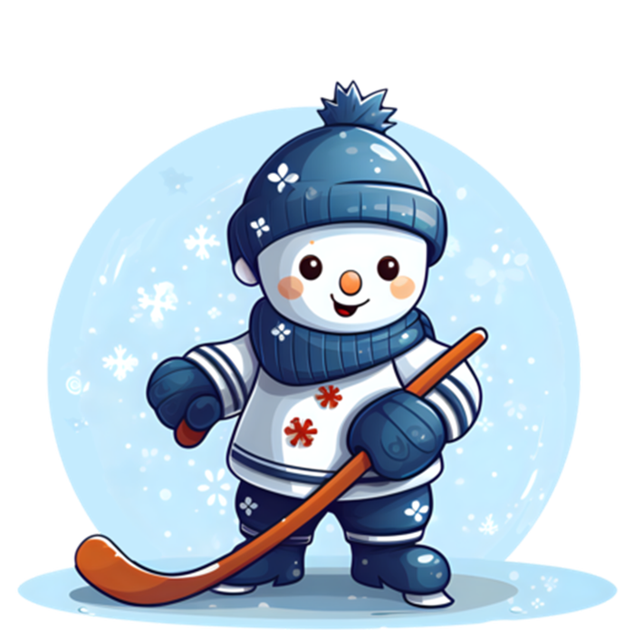 Ice Hockey Player Snow Design Christmas Ice Hockey Cool Gift Coaster