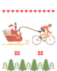 Bike Sledding Santa Sleigh Christmas Cycling Cute Gift T-Shirt