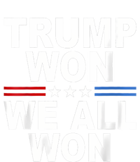 Trump Won We All Won 2024 Usa Flag Trump Won Ladies PosiCharge Competitor Racerback Tank