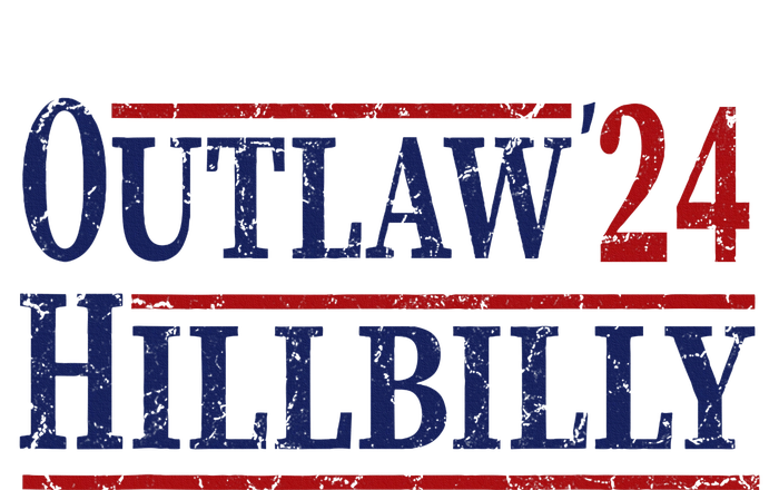 Trump Vance 2024 Outlaw Hillbilly Us Flag Vintage T-Shirt