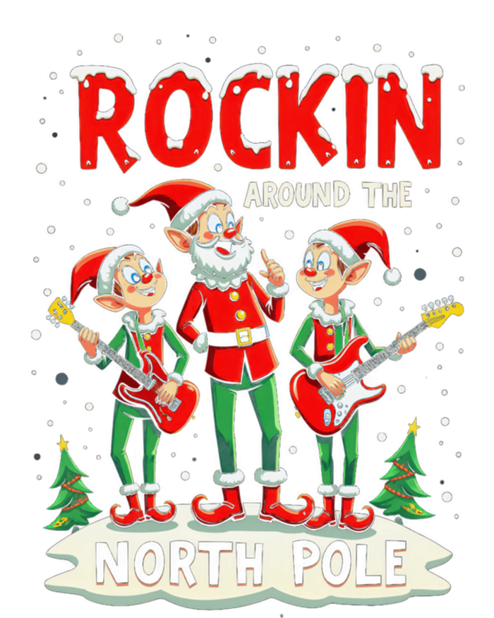 Chritstmas Rockin Elves Band : Rockin Around The North Pole Gift T-Shirt