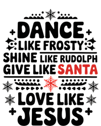 Dance Like Frosty Shine Rudolph Give Santa Love Jesus Gift Sustainable Knit Beanie