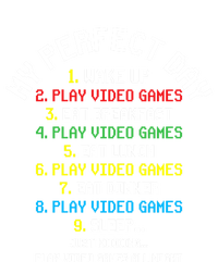 My Perfect Day Play Video Games Lover Gift Women's Racerback Tank