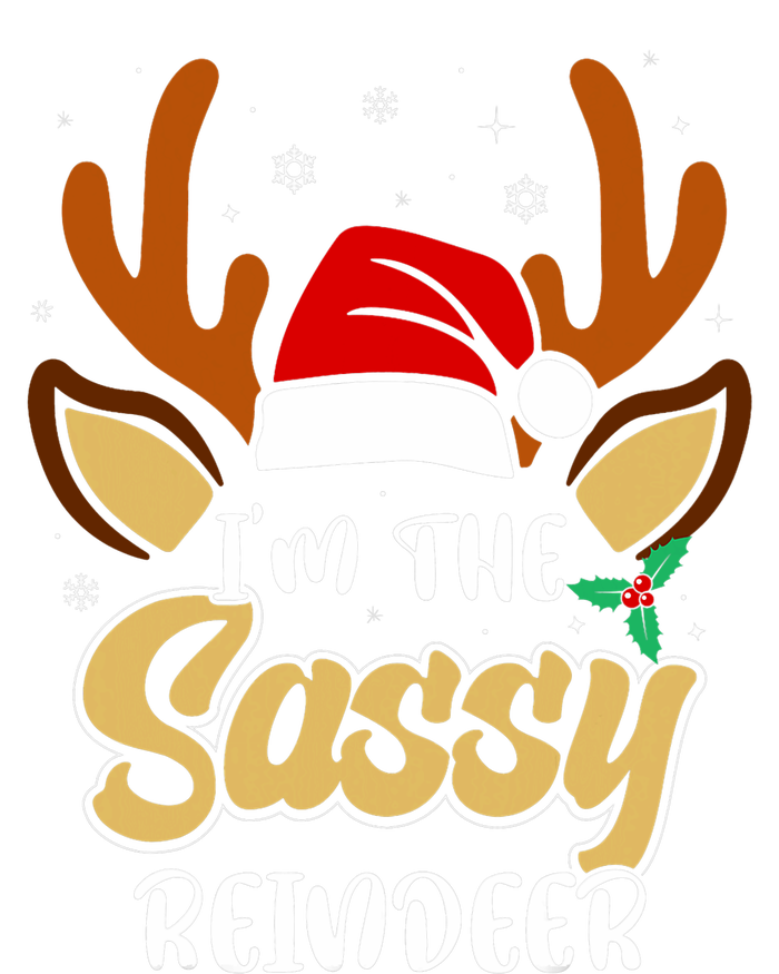 IM The Sassy Reindeer Funny Christmas Family Pajamas T-Shirt