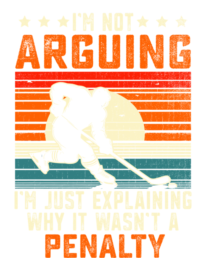 Im Not Arguing Hockey Player Retro Vintage Funny Ice Hockey Gift Toddler Hoodie