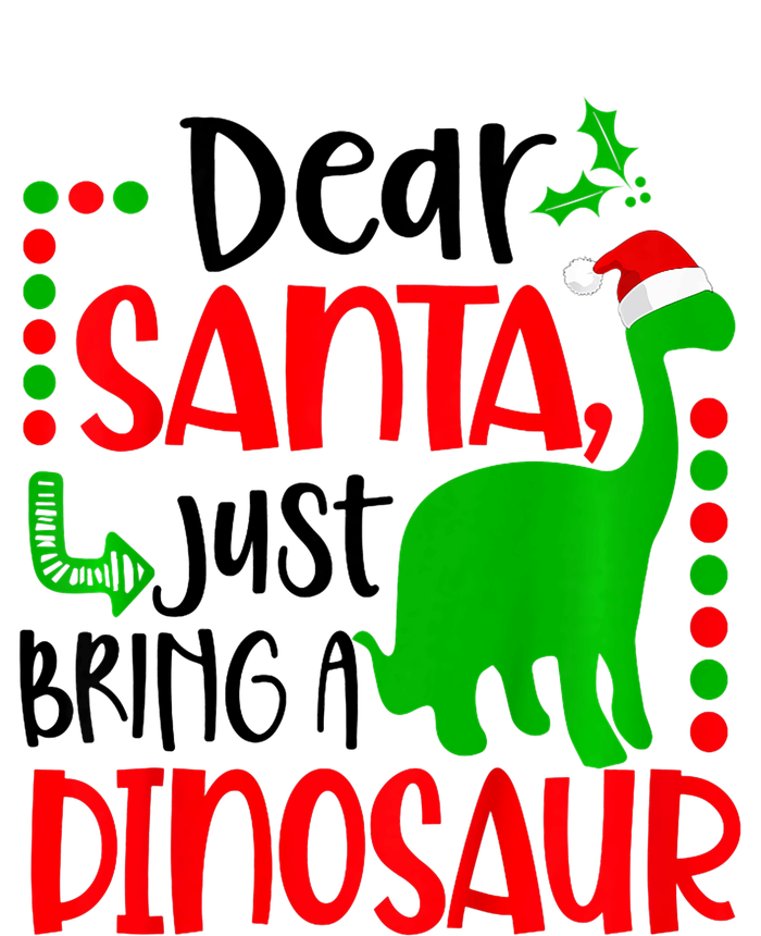 Dear Santa Just Bring A Dinosaur Dino Lover Christmas Xmas PosiCharge Competitor Tank