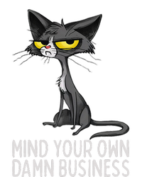 Waltz 2024 Mind Your Own Damn Business Cat Lady Funny Toddler Fine Jersey T-Shirt