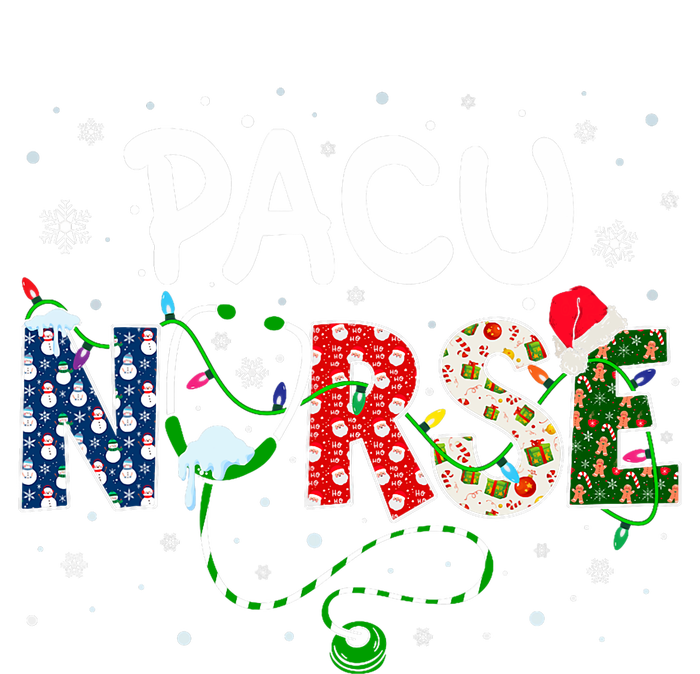 Pacu Nurse Xmas Santa Hat Funny Nursing Christmas Pattern Pajama Set