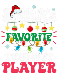 SantaS Favorite Trumpet Player Santa Hat Light Christmas T-Shirt