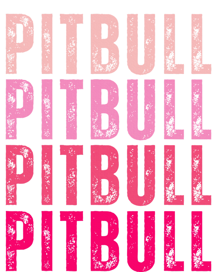 Personalized Name Pitbull I Love Pitbull Vintage T-Shirt