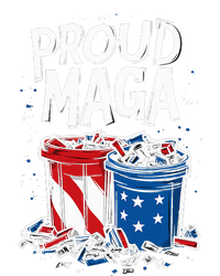 Proud Maga Garbage Patriotic Pro Trump Anti President Biden Women's Pullover Hoodie