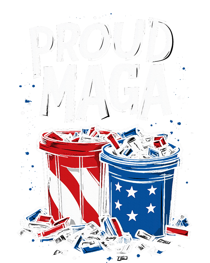 Proud Maga Garbage Patriotic Pro Trump Anti President Biden Women's Pullover Hoodie