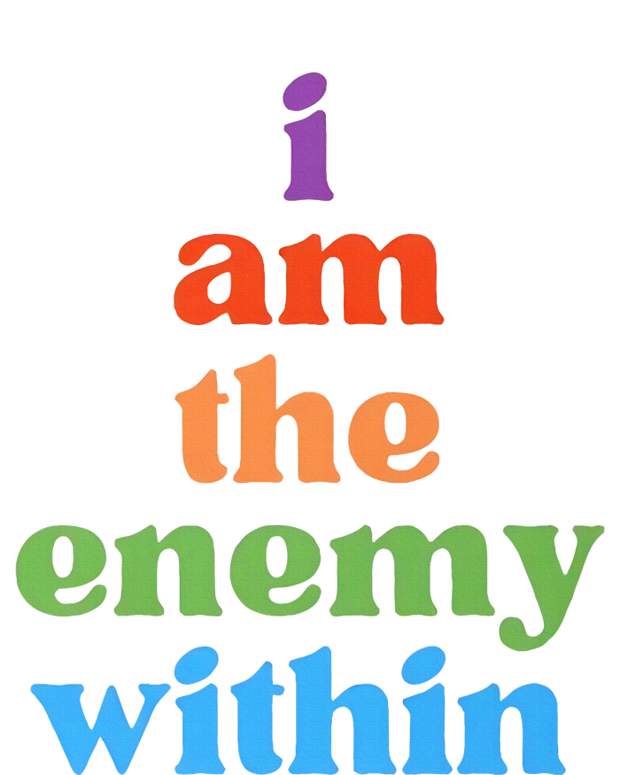 I Am The Enemy Within Vote For Kamala Anti Trump Valucap Bio-Washed Visor