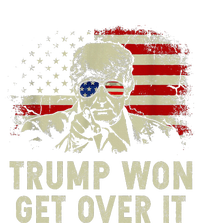 Trump Won Get Over It Patriotic Pro Trump Anti Kamala Performance Fleece Hoodie