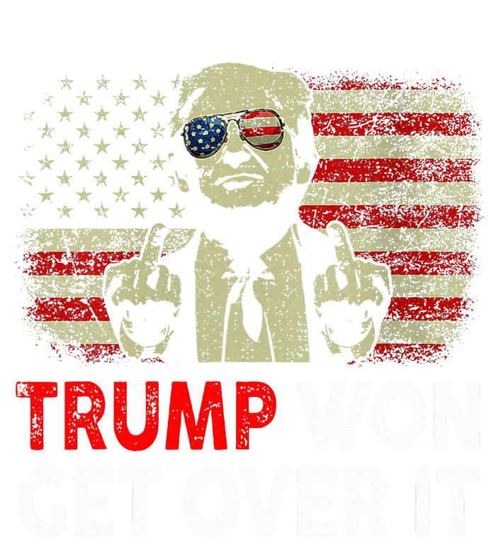 Trump Won Get Over It Patriotic Pro Trump Anti Kamala T-Shirt