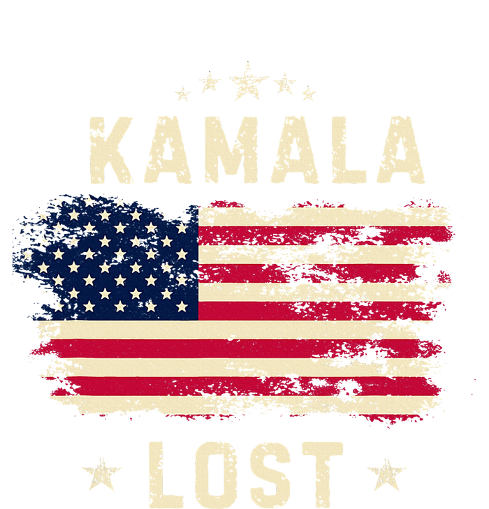 Kamala Lost 2024 Election Usa Flag Trump Won 47th President Bumper Sticker