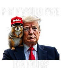 Justice For P Nut The Squirrel Justice For Peanut Trump Vote Insulated Varsity Jacket