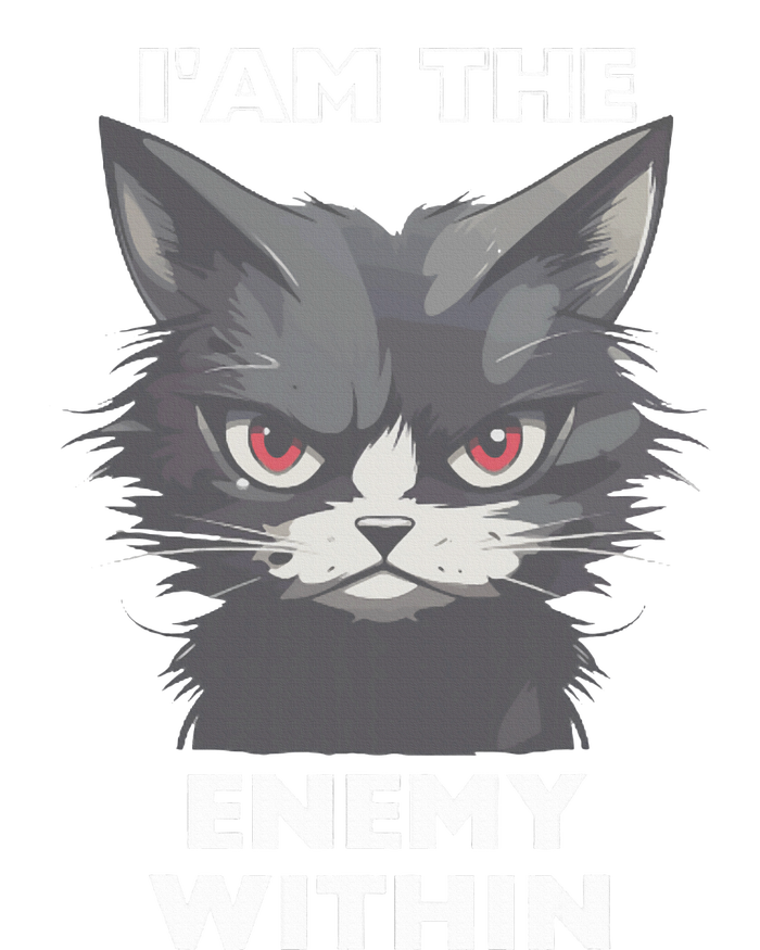 Funny IAm The Enemy Within For Cat LadyQuotesHarris Walz T-Shirt