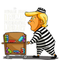 Prison Trump Presidential Library Funny Anti Trump T-Shirt