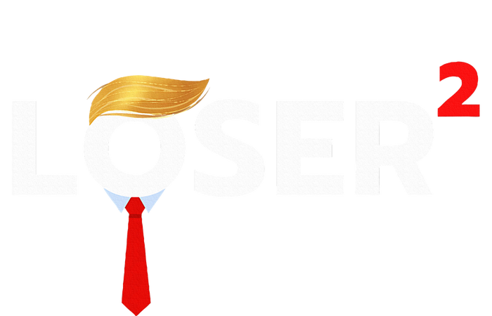 Loser Squared Anti Trump 2024 Nope Not Again Valucap Bio-Washed Visor