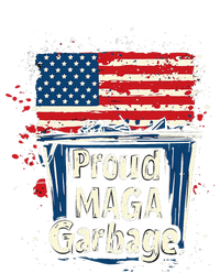 Proud Maga Garbage Patriotic Pro Trump Anti President Biden Short Acrylic Beanie