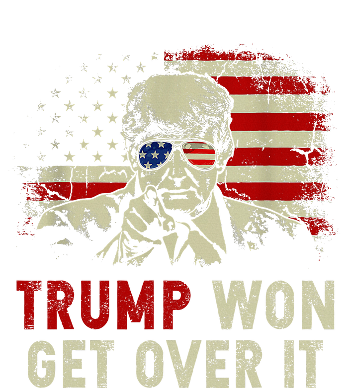 Trump Won Get Over It Patriotic Pro Trump Anti Kamala T-Shirt