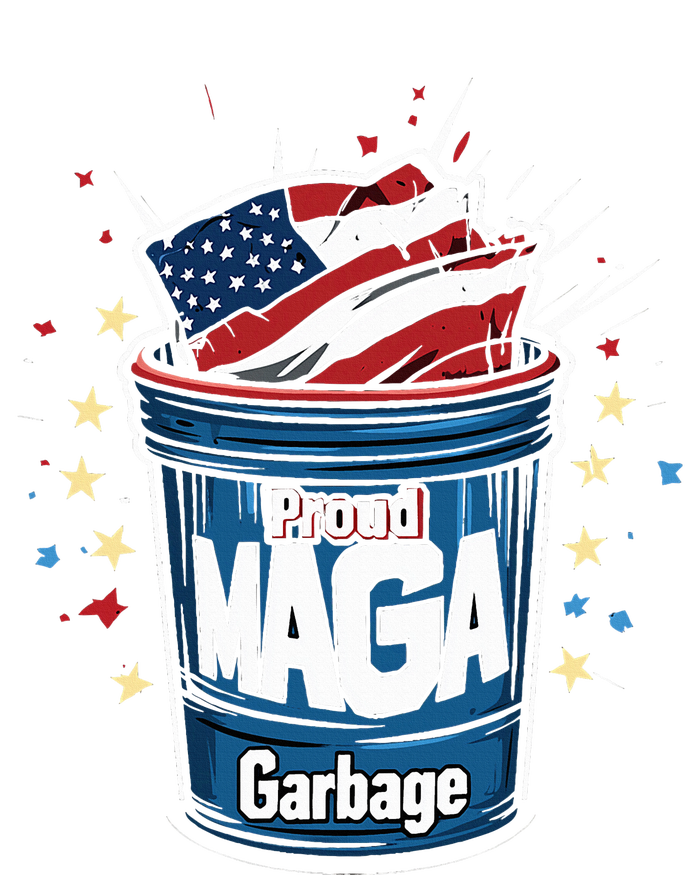 Proud Maga Garbage Patriotic Pro Trump Anti President Biden T-Shirt