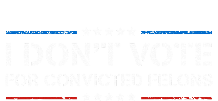 I DonT Vote For Convicted Felons Anti Trump USA-Made Doggie Bandana