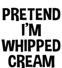 Pretend IM Whipped Cream Thanksgiving Funny Food Costume T-Shirt