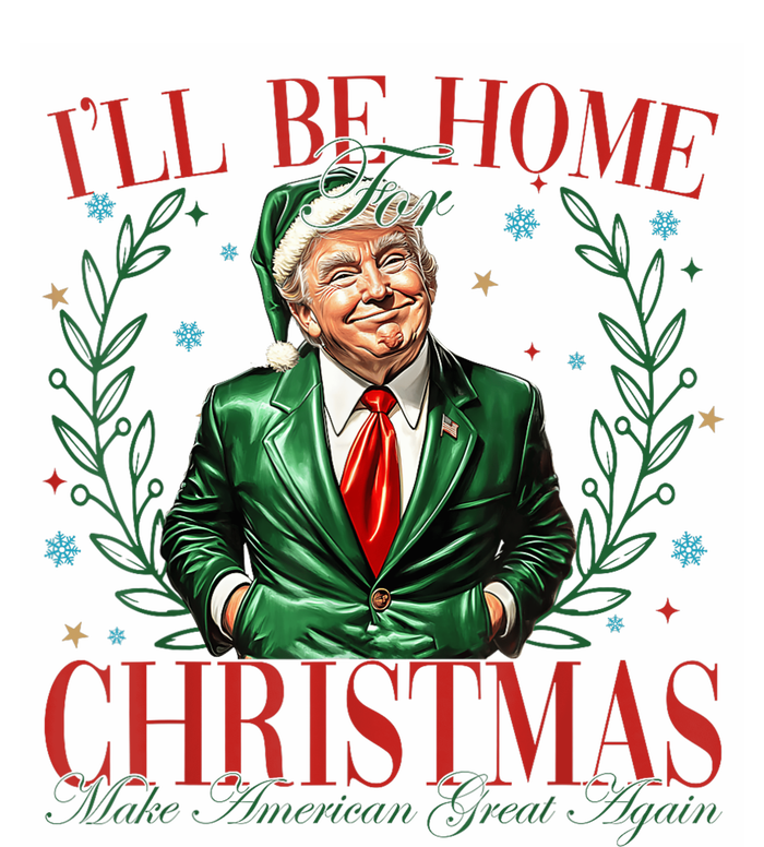 Trump Won Ill Be Home For Christmas Santa Pajamas Funny PosiCharge RacerMesh Polo