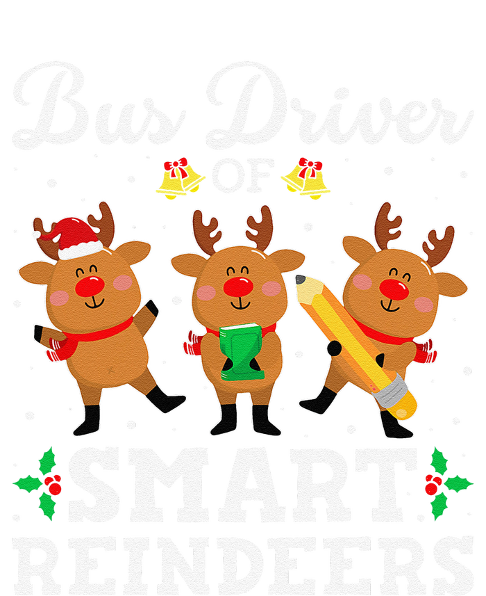 Bus Driver Of Smart Reindeers Bus Driver Christmas Ugly T-Shirt