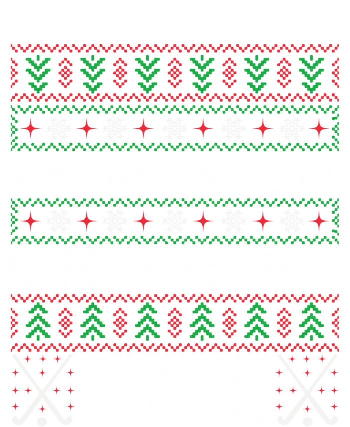 Making A Fist Checking You Twice Hockey Xmas Hockey Team Funny Gift T-Shirt