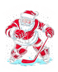 Making A Fist Checking You Twice Santa Hockey Christmas Gift T-Shirt