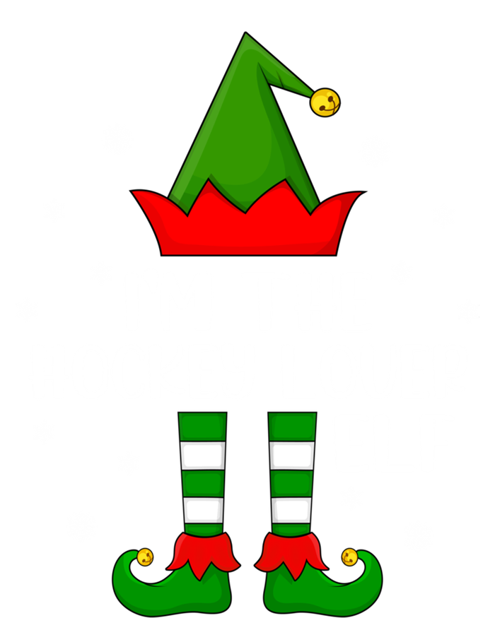 Matching Family Funny IM The Hockey Lover Elf Christmas Gift Women's Racerback Tank