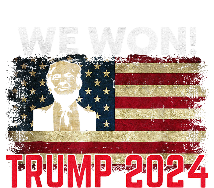 We Won 2024 Donald Trump Won 2024 Election Republican Win T-Shirt