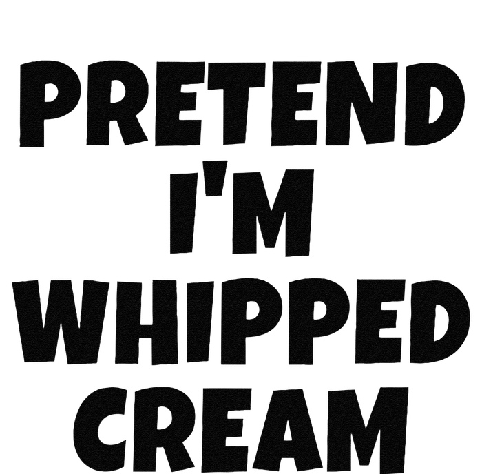 Pretend IM Whipped Cream Thanksgiving Funny Food Costume Tall Long Sleeve T-Shirt