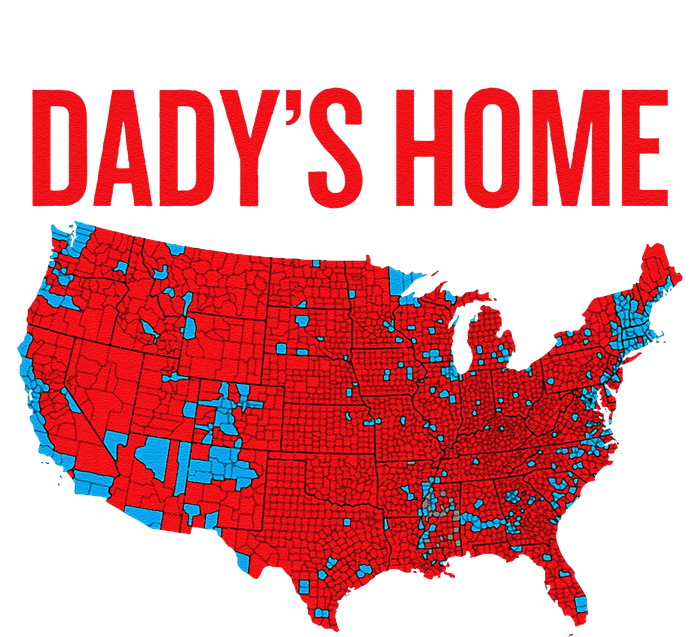 DaddyS Home Accurate Map Of 2024 Election Results Graphic Sustainable Beanie