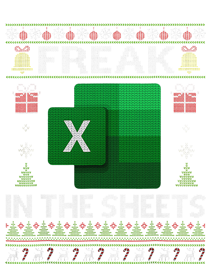 Excel Freak In The Sheets Spreadsheet Ugly Christmas Funny Hoodie