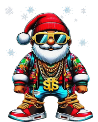 Funny Santa Sunglasses And Wear A Gold Necklace Christmas T-Shirt