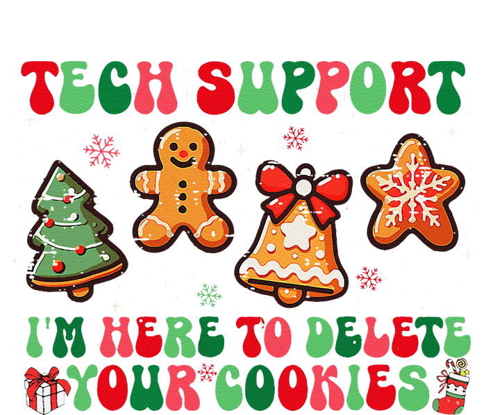 Funny Christmas Techsupport Here To Delete Cookies Xmas Hoodie