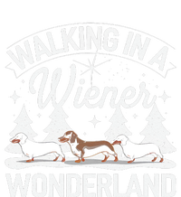 Walking In A Wiener Wonderland Dachshund Trio Dog Lover Xmas Yupoong Adult 5-Panel Trucker Hat